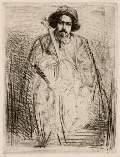 J. Becquet, Sculptor by James Abbott McNeill Whistler