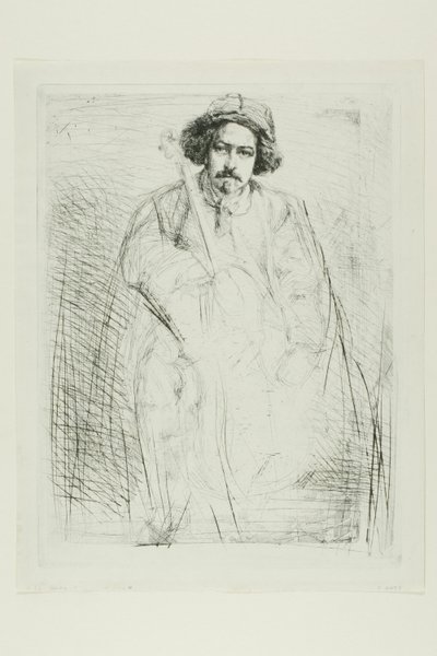 J. Becquet, Sculptor by James Abbott McNeill Whistler