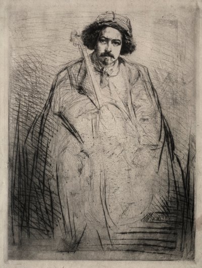 J. Becquet, Sculptor by James McNeill Whistler