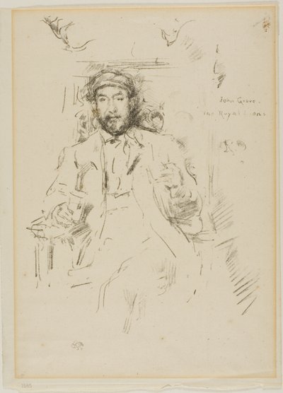 John Grove by James Abbott McNeill Whistler