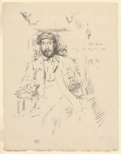 John Grove by James Abbott McNeill Whistler