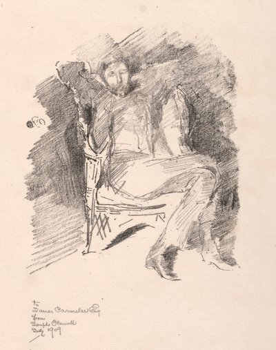 Joseph Pennell, No. 2 by James McNeill Whistler