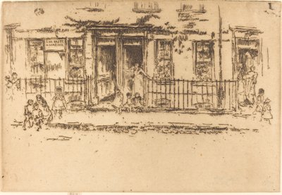 Justice Walk - Chelsea by James Abbott McNeill Whistler