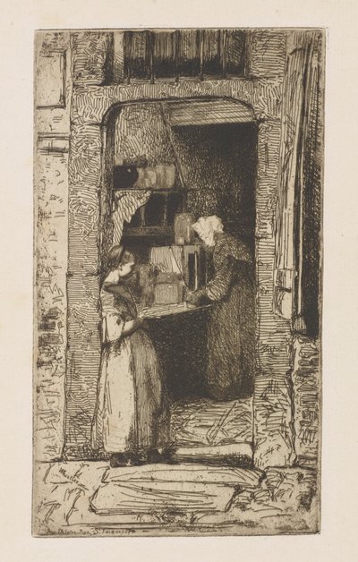 The Mustard Merchant by James Abbott McNeill Whistler