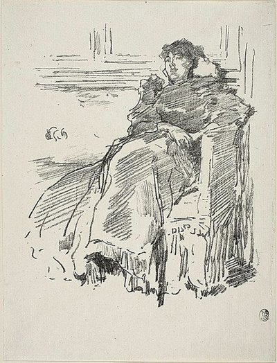The Red Dress by James Abbott McNeill Whistler