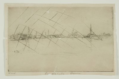 La Salute: Dawn by James Abbott McNeill Whistler