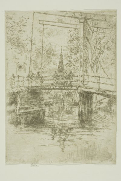 Little Drawbridge, Amsterdam by James Abbott McNeill Whistler