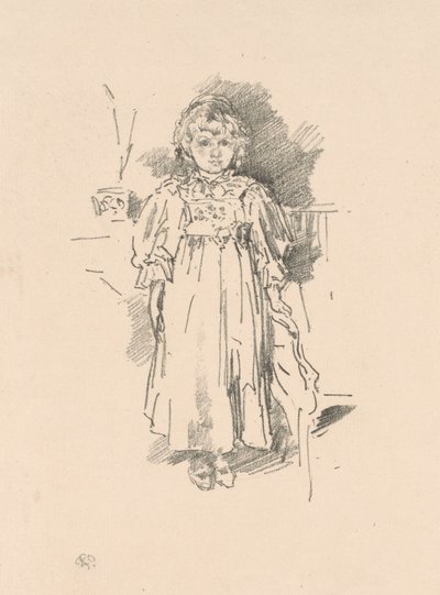 Little Evelyn by James Abbott McNeill Whistler
