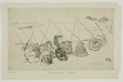 Lobster Pots - Selsea Bill by James Abbott McNeill Whistler