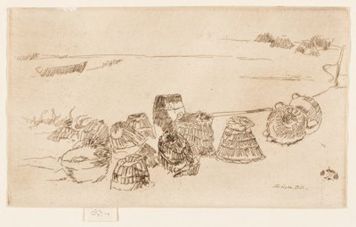 Lobster Pots - Selsea Bill by James Abbott McNeill Whistler