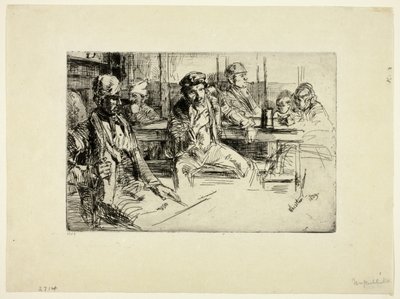 Longshore Men by James Abbott McNeill Whistler