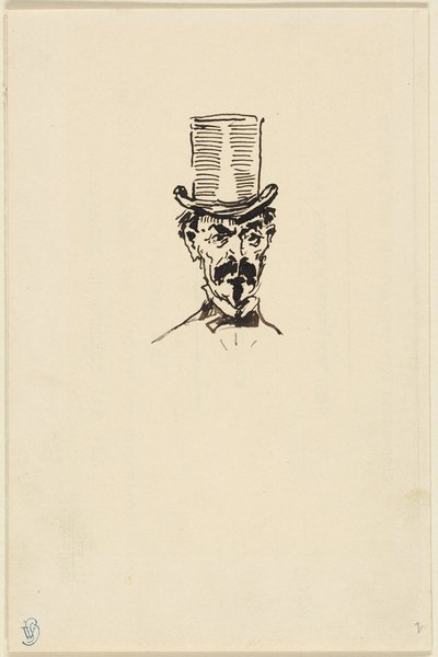 Man in a Top Hat by James McNeill Whistler
