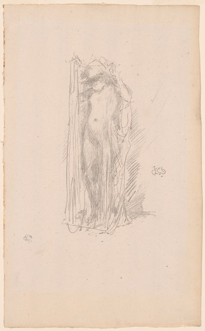 Model Draping by James Abbott McNeill Whistler