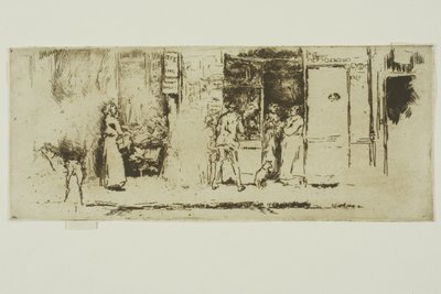 Newspaper-Stall, Rue de Seine by James Abbott McNeill Whistler