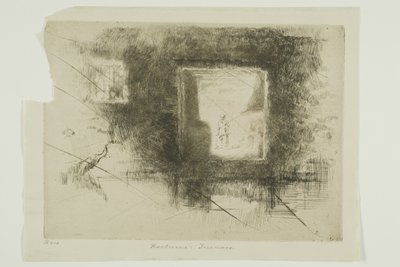 Nocturne: Furnace by James Abbott McNeill Whistler