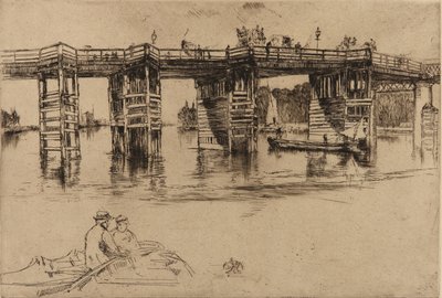 Old Putney Bridge by James Abbott McNeill Whistler