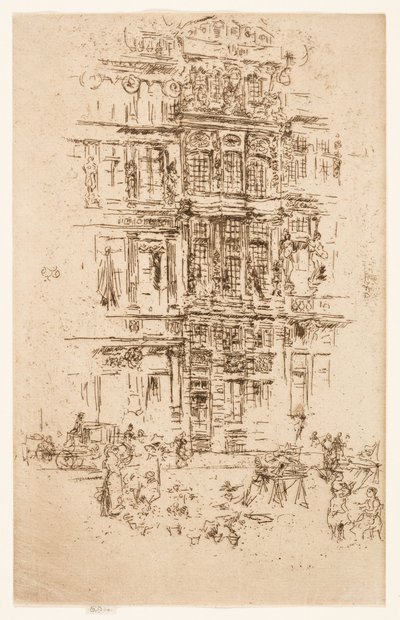 Palaces, Brussels by James Abbott McNeill Whistler