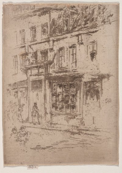 Petite Rue au Beurre, Brussels by James McNeill Whistler