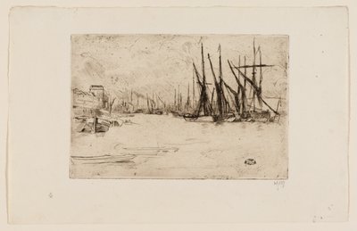 Pickle Herring Wharf by James Abbott McNeill Whistler