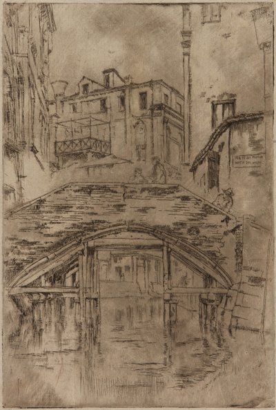 Ponte del Piovan by James Abbott McNeill Whistler