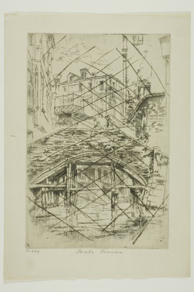 Ponte del Piovan by James Abbott McNeill Whistler