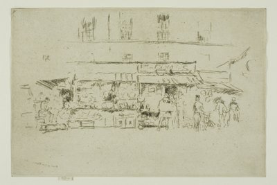 Quai de Montebello by James Abbott McNeill Whistler