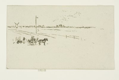 Railway-Station, Voves by James Abbott McNeill Whistler