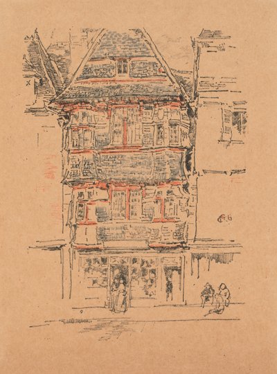 Red House, Paimpol by James Abbott McNeill Whistler