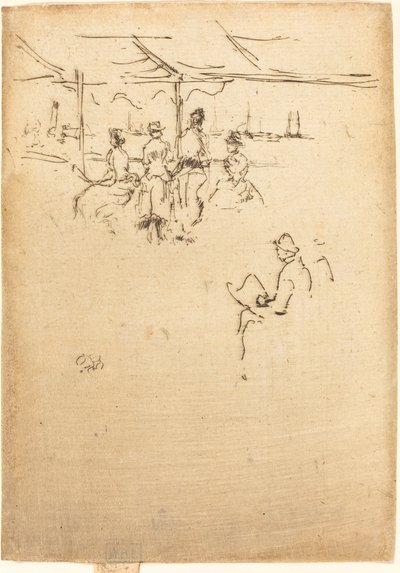 Ryde Pier by James Abbott McNeill Whistler