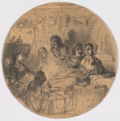 Scene from Bohemian Life by James McNeill Whistler