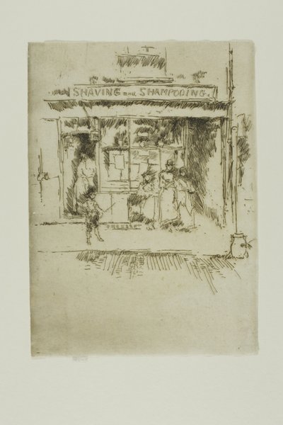Shaving and Shampooing by James Abbott McNeill Whistler