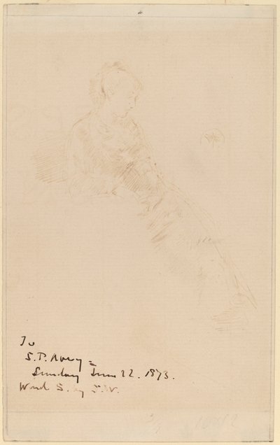 Sketch of Maud by James Abbott McNeill Whistler