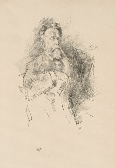 Sketch of William E. Henley by James Abbott McNeill Whistler