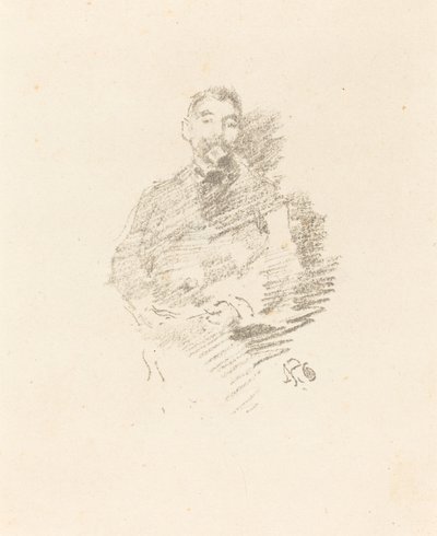 Stéphane Mallarmé by James Abbott McNeill Whistler