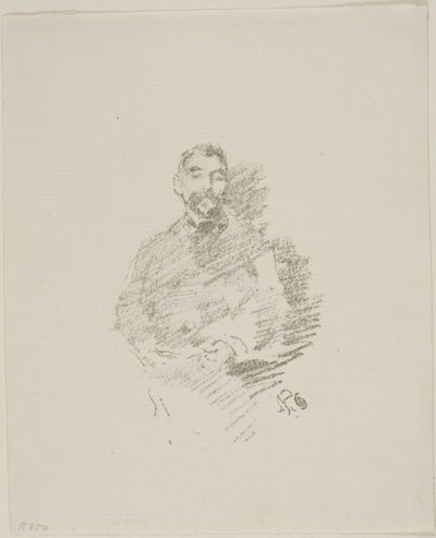 Stéphane Mallarmé by James Abbott McNeill Whistler