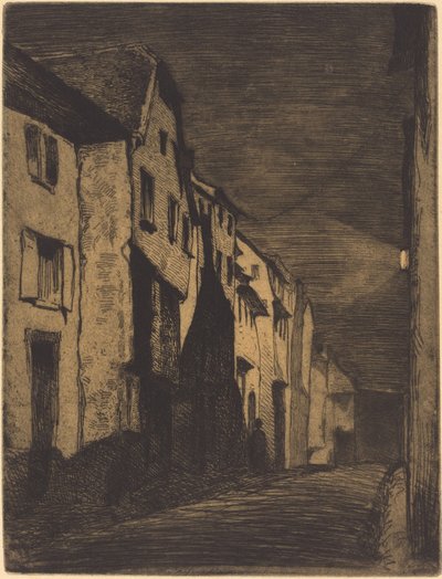Street at Saverne by James Abbott McNeill Whistler