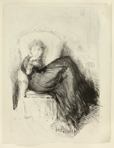 Study: Maud Seated by James Abbott McNeill Whistler