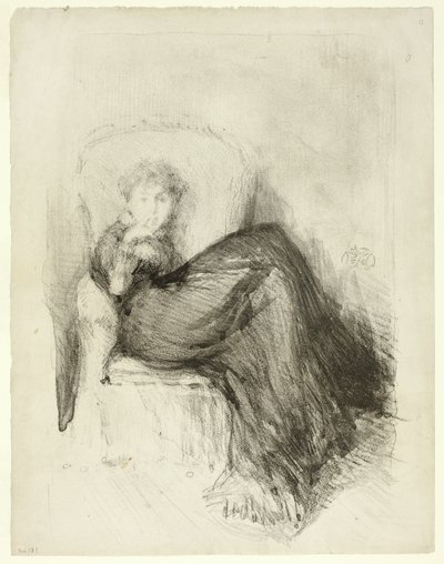 Study: Maud Seated by James Abbott McNeill Whistler