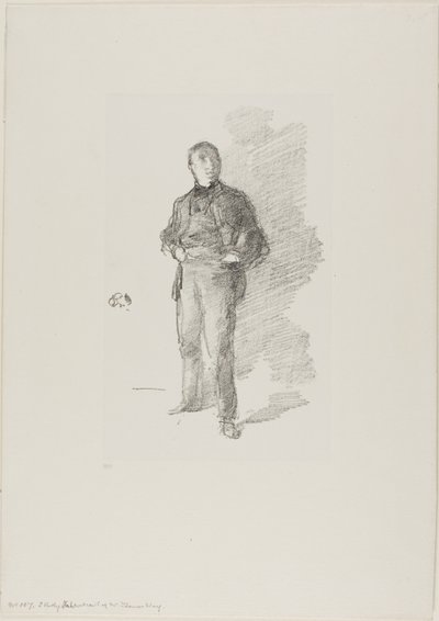 Study No. 1: Mr. Thomas Way by James Abbott McNeill Whistler