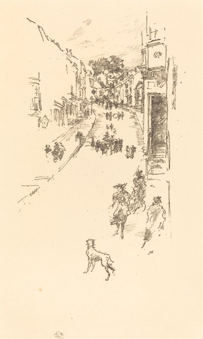 Sunday, Lyme Regis by James Abbott McNeill Whistler