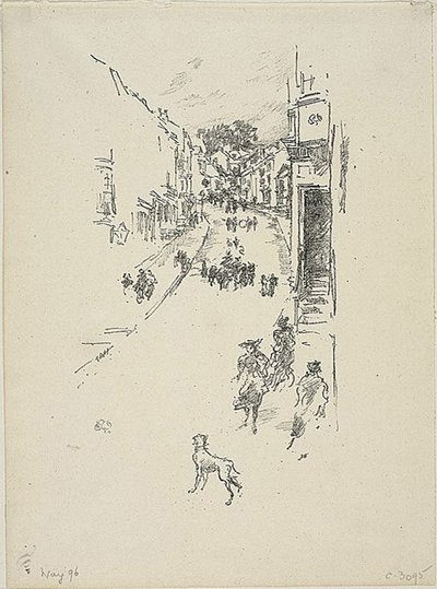 Sunday, Lyme Regis by James Abbott McNeill Whistler