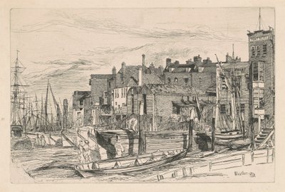 Thames Police by James Abbott McNeill Whistler