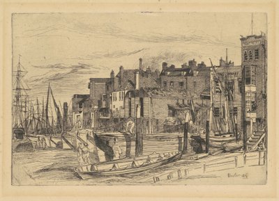 Thames Police by James Abbott McNeill Whistler