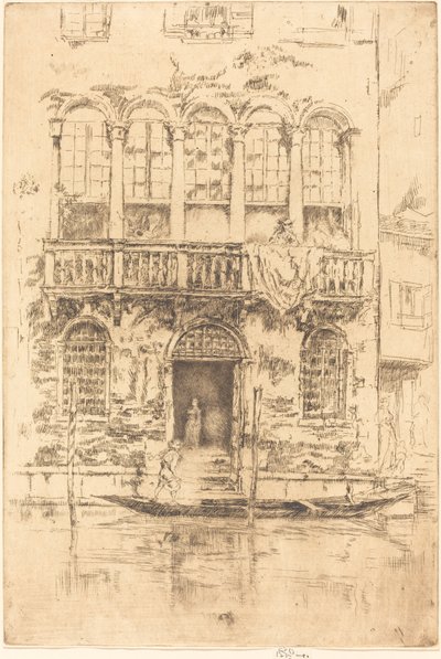 The Balcony by James Abbott McNeill Whistler