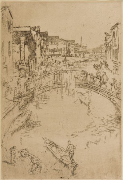 The Bridge, Santa Marta by James Abbott McNeill Whistler