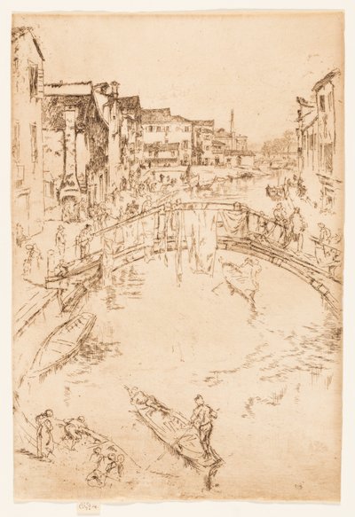 The Bridge, Santa Marta by James Abbott McNeill Whistler