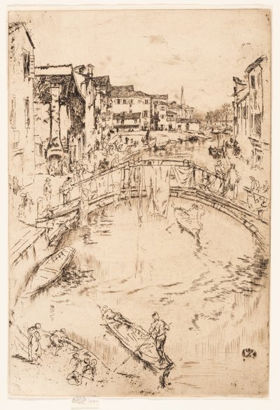 The Bridge, Santa Marta by James Abbott McNeill Whistler