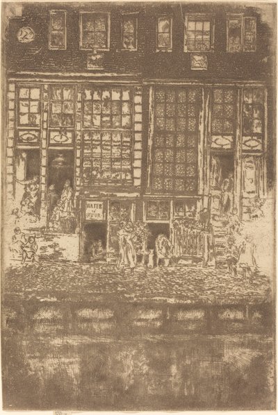 The Embroidered Curtain by James Abbott McNeill Whistler