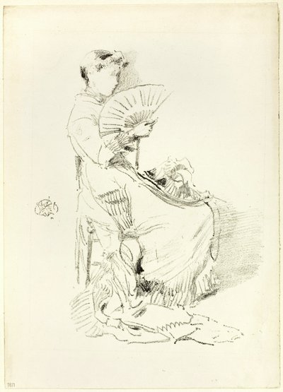 The Fan by James Abbott McNeill Whistler