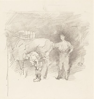 The Farriers by James Abbott McNeill Whistler